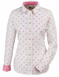 - Skogen Damen-Langarmbluse mit Hirsch, Farbe pink. Größe 34. olivová / 42