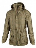  - Baleno Herrenjacke Moorland, Farbe khaki tweed check. Größe S. khakihnedá pásikavácheck / M